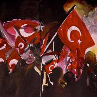 33-pinar-ceylan-15-temmuz-coskusu-ii-2021-kagit-uzerine-suluboya-35x50-cm-beykent-universitesi-istanbul