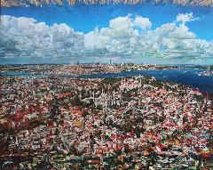 09 Emre Tandırlı, Kazancı, 2015, tuval üz. yaplıboya, 70x110 cm, Özel Koleksiyon, İstanbul