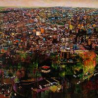 22EmreTandirliDolapderePanorama2013tuvalüzyağlıboya120x210cmÖzelKoleksiyonİstanbul